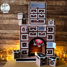 Lade das Bild in den Galerie-Viewer, Digiset "Adventskalenderzahlen 2024" inkl. Schneidedatei