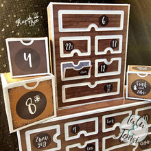 Lade das Bild in den Galerie-Viewer, Digiset "Adventskalenderzahlen 2024" inkl. Schneidedatei