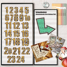 Lade das Bild in den Galerie-Viewer, Schnäppchen "Adventskalender Zahlen 23"