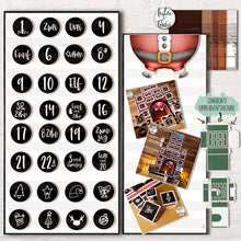 Lade das Bild in den Galerie-Viewer, Digiset "Adventskalenderzahlen 2024" inkl. Schneidedatei