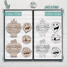 Lade das Bild in den Galerie-Viewer, Digiset - "Grinsebacke"