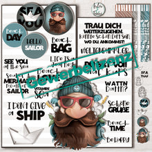 Lade das Bild in den Galerie-Viewer, Gewerbelizenz - Digiset "Hello Sailor"