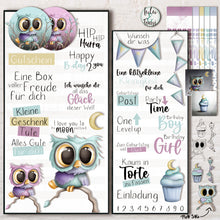 Lade das Bild in den Galerie-Viewer, Digiset "Party Eule"