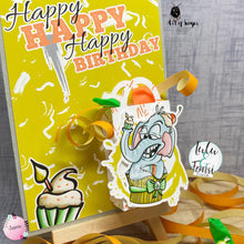 Lade das Bild in den Galerie-Viewer, Schnäppchen - Digistamp "Emils Elefantenparty"