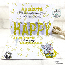 Lade das Bild in den Galerie-Viewer, Schnäppchen - Digistamp "Emils Elefantenparty"