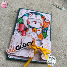 Lade das Bild in den Galerie-Viewer, Digistamp "Glückskatze"