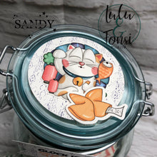 Lade das Bild in den Galerie-Viewer, Digistamp "Glückskatze"