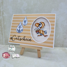 Lade das Bild in den Galerie-Viewer, Digistamp "Kleine Möwe Mannie"