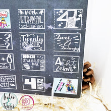 Lade das Bild in den Galerie-Viewer, Schnäppchen - Digistamp "Adventskalender Zahlen"