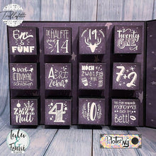 Lade das Bild in den Galerie-Viewer, Schnäppchen - Digistamp "Adventskalender Zahlen"