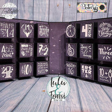Lade das Bild in den Galerie-Viewer, Schnäppchen - Digistamp "Adventskalender Zahlen"