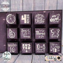 Lade das Bild in den Galerie-Viewer, Schnäppchen - Digistamp "Adventskalender Zahlen"