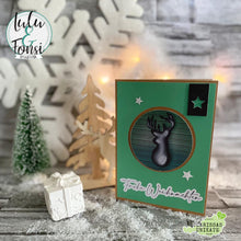 Lade das Bild in den Galerie-Viewer, Schnäppchen - Digistamp "Christmas Deer Button"