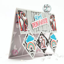 Lade das Bild in den Galerie-Viewer, Schnäppchen- Digistamp "Bad Unicorn"