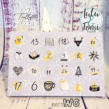 Lade das Bild in den Galerie-Viewer, Schnäppchen - Digistamp "Adventskalender Zahlen 2022"