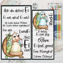 Lade das Bild in den Galerie-Viewer, Schnäppchen - Digistamp "Oh dickes Ei"