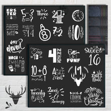 Lade das Bild in den Galerie-Viewer, Schnäppchen - Digistamp "Adventskalender Zahlen"
