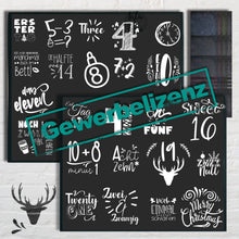 Lade das Bild in den Galerie-Viewer, Gewerbelizenz - Digistamp "Adventskalender Zahlen 21"