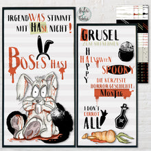 Lade das Bild in den Galerie-Viewer, Schnäppchen - Digistamp "Böses Hasi"