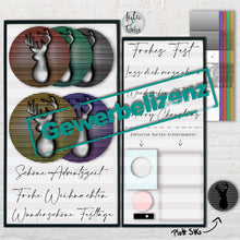 Lade das Bild in den Galerie-Viewer, Gewerbelizenz - Digistamp "Christmas Deer Button"
