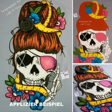 Load image into Gallery viewer, Plotterdatei "Sewing Skull Uschi"