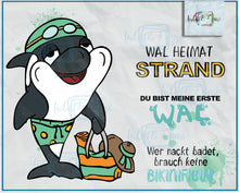 Load image into Gallery viewer, Plotterdatei "Orca Wal Beachlook"