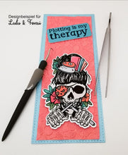 Load image into Gallery viewer, Gewerbelizenz - Digistamp "Plotting Skull"