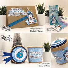 Lade das Bild in den Galerie-Viewer, Digistamp "Tollpatschiger Pinguin Norbert"