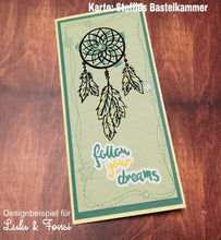 Lade das Bild in den Galerie-Viewer, Plotterdatei "Indian Girl Dreamcatcher"