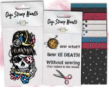 Lade das Bild in den Galerie-Viewer, Digistamp "Sewing Skull Uschi"