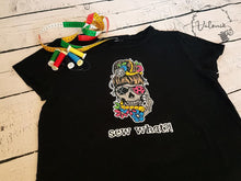 Lade das Bild in den Galerie-Viewer, Gewerbelizenz - Plotterdatei "Sewing Skull Uschi"
