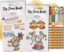 Lade das Bild in den Galerie-Viewer, Digistamp "Herbstvögel"