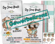 Lade das Bild in den Galerie-Viewer, Gewerbelizenz - Digistamp "Bobby der Honigbär"