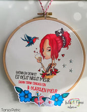 Lade das Bild in den Galerie-Viewer, Digistamp "Tattoo Lady"