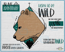 Load image into Gallery viewer, Plotterdatei "Be Wild"