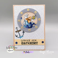 Lade das Bild in den Galerie-Viewer, Digistamp "Pelikan Gustav"