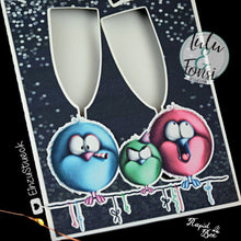 Lade das Bild in den Galerie-Viewer, Schnäppchen - Digistamp &quot;Vögel Party&quot;
