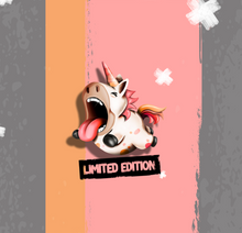 Lade das Bild in den Galerie-Viewer, Digitales Stoffdesign "Psycho Unicorn"
