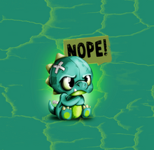 Load image into Gallery viewer, Digitales Stoffdesign "Nope"
