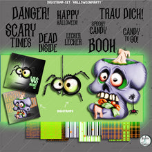 Lade das Bild in den Galerie-Viewer, Digiset "Halloweenparty"
