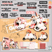 Lade das Bild in den Galerie-Viewer, Gewerbelizenz - Digiset "Psycho Unicorn"
