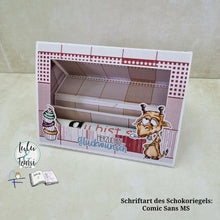 Lade das Bild in den Galerie-Viewer, Digistamp &quot;Gertrud Giraffe&quot;
